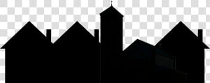 Small Town Silhouette At Getdrawings   Small Town Skyline Silhouette  HD Png Download