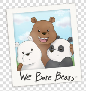 We Bare Bears Selfie  Hd Png Download   Polaroid We Bare Bears  Transparent Png