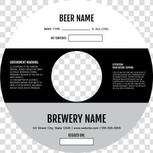 Plain Keg Collar   Circle  HD Png Download