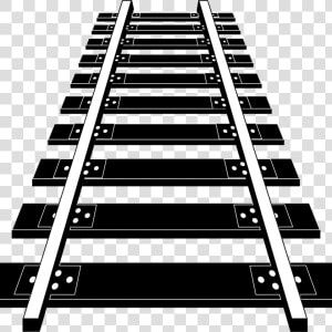 Download Railroad Tracks Clipart   Rail Track Clipart  HD Png Download