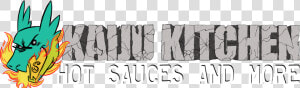 Kaiju Kitchen Hot Sauces   Monochrome  HD Png Download