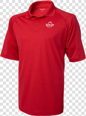 Arby S Golf Polo Men S   Red White T Shirt  HD Png Download