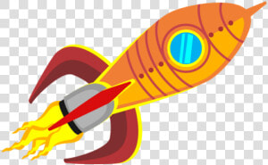 Rocket Images Cartoon   Cohete Espacial Animado Png  Transparent Png