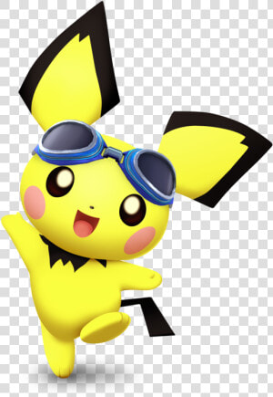 Goggles Clipart Swimming Stuff   Pichu Smash 4  HD Png Download