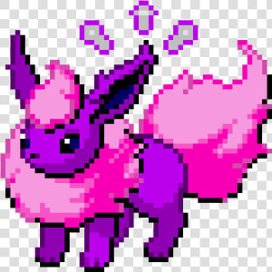 Easy Flareon Pixel Art  HD Png Download