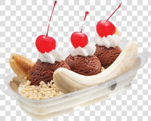 Banana Split Png Image Background   Banana Split Banana Boat Ice Cream  Transparent Png