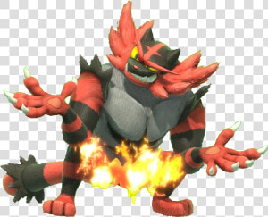 Incineroar Guzma Pose Smash  HD Png Download