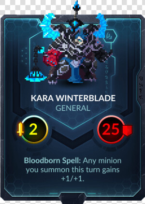 Kara Winterblade   Magesworn Duelyst  HD Png Download