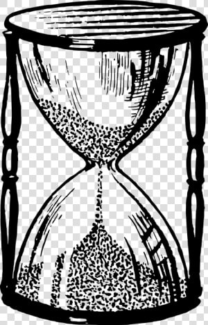 Hourglass  Sand Clock  Sand Timer  Sand Watch  Timer   Hour Glass Clipart Black And White  HD Png Download