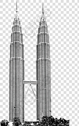 Transparent Tall Building Clipart   Petronas Twin Tower Png  Png Download