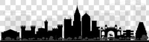 Silhouette Bangalore Skyline   Png Download   Bangalore Skyline Silhouette  Transparent Png