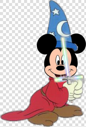  jedi  sorcerer  mickey   Cartoon  HD Png Download