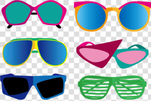 1980s Vector Sunglasses Hd Image Free Png Clipart   Sunglass Vector Png  Transparent Png