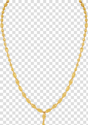 Necklace Gold Rope Chain Jewellery   Simple Gold Mangalsutra Designs  HD Png Download