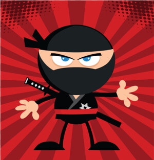 Ninja Warrior Cartoon Character Warrior Vector Humor   American Ninja Warrior Cartoon  HD Png Download