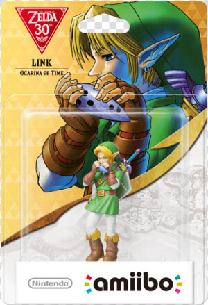 Amiibo Link Ocarina Srcset Data   Ocarina Of Time Link Amiibo  HD Png Download