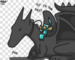 Riding An Enderdragon By Oneir   Minecraft Drawings Ender Dragon  HD Png Download