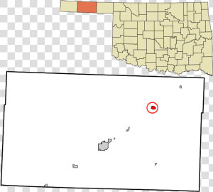 Texas County Oklahoma Incorporated And Unincorporated   Goodwell Oklahoma Map  HD Png Download