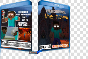 Herobrine The Movie Movies Box Art Cover Geordie Png   Action Figure  Transparent Png