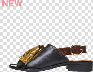 Ir A La Ficha Completa Del Modelo Menars En Piel Negra    Slide Sandal  HD Png Download