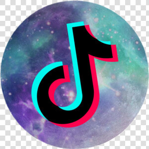  tiktok  circle  sticker   Tik Tok Circle Background  HD Png Download