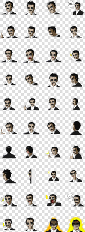 สติ๊กเกอร์ไลน์ Cool Guy   Png Download   Collage  Transparent Png