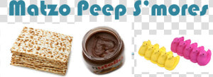 Matzo Peep Smores   Chocolate  HD Png Download