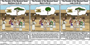 Parable Of Mustard Seed Cartoon  HD Png Download