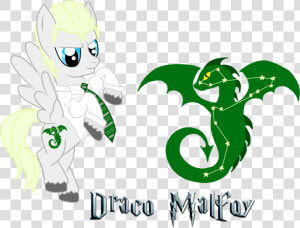 Draco Malfeu Draco Malfoy Pony Harry Potter Rainbow   Mlp Harry Potter Cutie Marks  HD Png Download