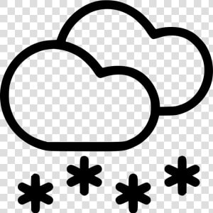 Cliparts For Free Download Snowy Clipart Esta Nevando   Snowfall Icon  HD Png Download