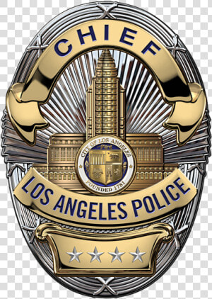 Police Badge Png   Los Angeles Police Chief Badge  Transparent Png