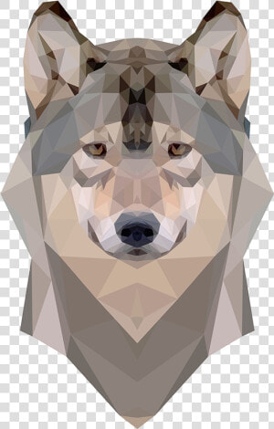 Vector Triangles Wolf   Wolf Geometric Png  Transparent Png