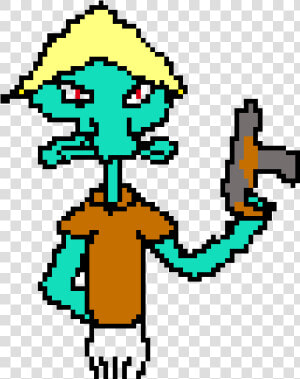 Veitnamen Farmer Squidward   Squidward Farmer  HD Png Download