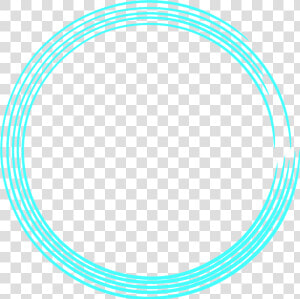  mimi  neon  blue  round  circle  rounds  yuvarlak   Neon Yuvarlak Cerceve  HD Png Download