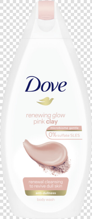 Dove Renewing Glow Pink Clay Body Wash   Dove Clay Body Wash  HD Png Download