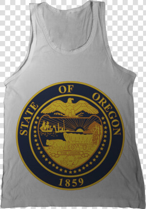 Oregon State Seal Tank Top   Kids Oregon Fun Facts  HD Png Download