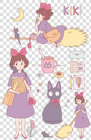 Transparent Totoro Icon Png   Kiki  39 s Delivery Service Reference  Png Download