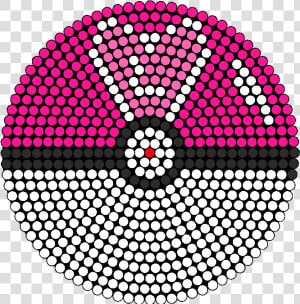 The Work Of Astra   Master Ball Perler Beads  HD Png Download