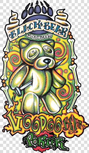 Black Bear Voodoo Bear Porter   Black Bear Brewery  HD Png Download