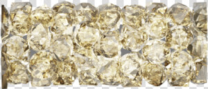 Swarovski 5951 Fine Rocks Tube Bead 15mm Crystal Golden   Diamond  HD Png Download