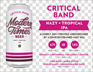 Criticalband Horizontal   Caffeinated Drink  HD Png Download