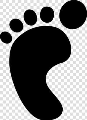 Dog Paw Print Vector Shop Of Library   Foot Prints Of Baby Black And White Clipart  HD Png Download