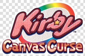 Canvas Curse Logo   Kirby Canvas Curse Logo  HD Png Download