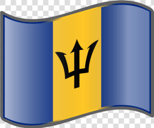 Barbados National Flag   Flag Of Barbados  HD Png Download