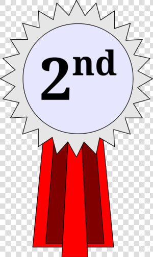 2nd Place Ribbon Clipart Icon Png   2nd Place Medal Clipart  Transparent Png