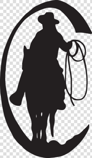 Transparent Cowboy Silhouette Png   Cowboy Shadow  Png Download