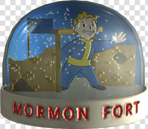 Snowglobemormonfort   Fallout New Vegas Snow Globes Mormon Fort  HD Png Download