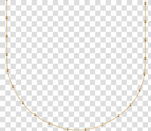 Gold Mini Sphere Chain Necklace   Necklace  HD Png Download