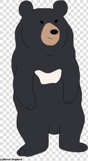 Transparent Grizzly Bear Mascot Clipart   Transparent Moon Bear Clipart  HD Png Download