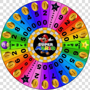 Prize Template Quantumgaming Co Powerpoint Templates   Super Mario Wheel Of Fortune  HD Png Download